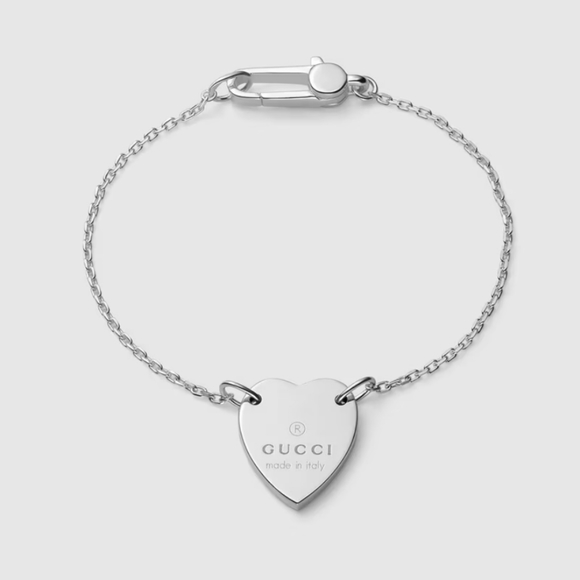 Gucci Jewelry Gucci Trademark Bracelet With Heart Pendant Poshmark